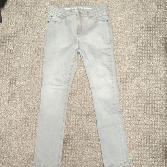 Boys Children's Place Gray Stretch Skinny Jeans Size 12 - Picture 1 of 5
